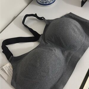 all in motion Heather Grey Bra with Molded Cups and Adjustable Straps